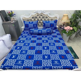 Bộ Drap Thun Hàn Quốc mát lạnh 4 món (Inbox nhiều mẫu lựa chọn)