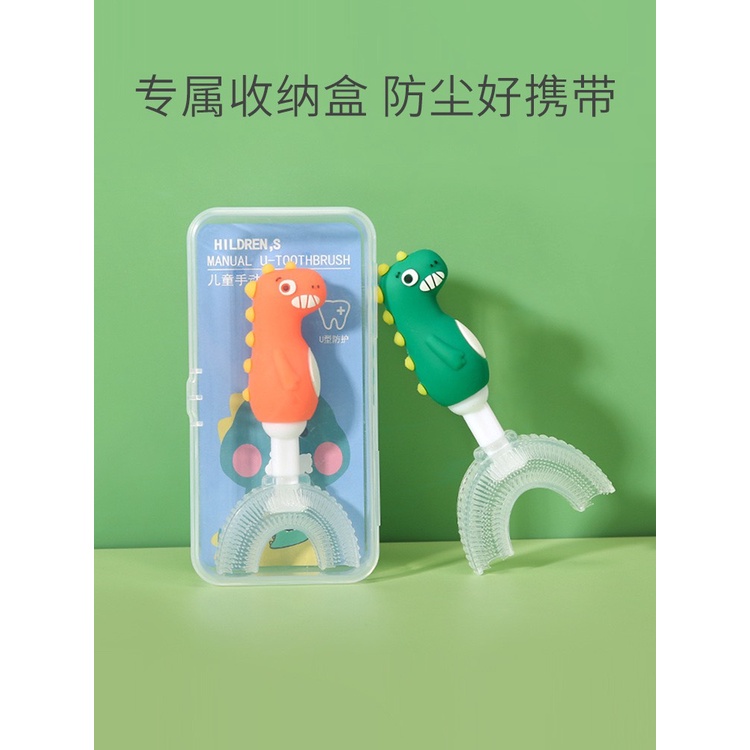 Combo bàn chải đánh răng cho bé kem đánh răng tạo bọt vị hoa quả bà cốc cho bé tập đánh răng hình khủng long xinh xắn