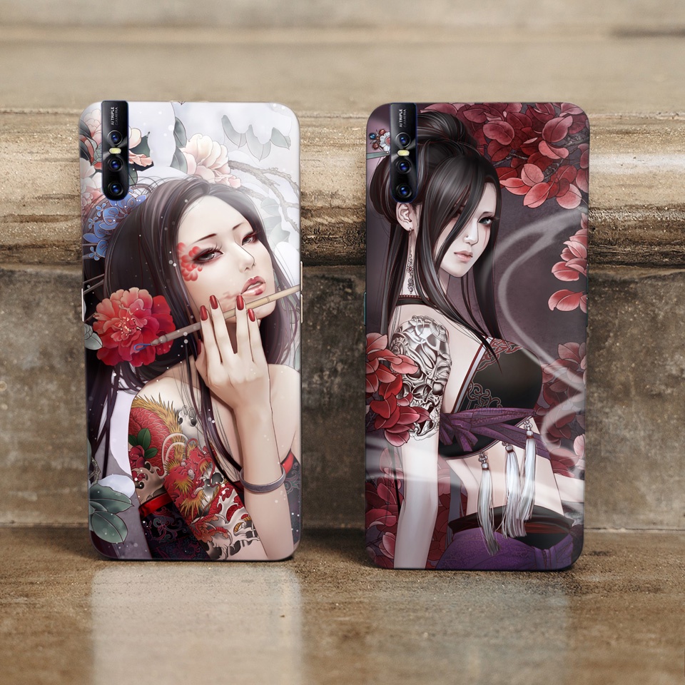 Miếng Dán Skin Điện Thoại In Hình Geisa 1 Cho Iphone 7/ 8/ X/ XS/ 11/ 11 Pro Max/ 12/ 12 pro max/ 13/ 13 pro max