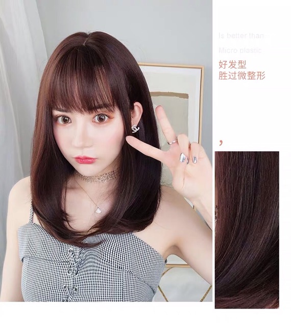 [TÓC GIẢ] BỘ CỤP NGANG VAI SÀNH ĐIỆU SỈ 120K