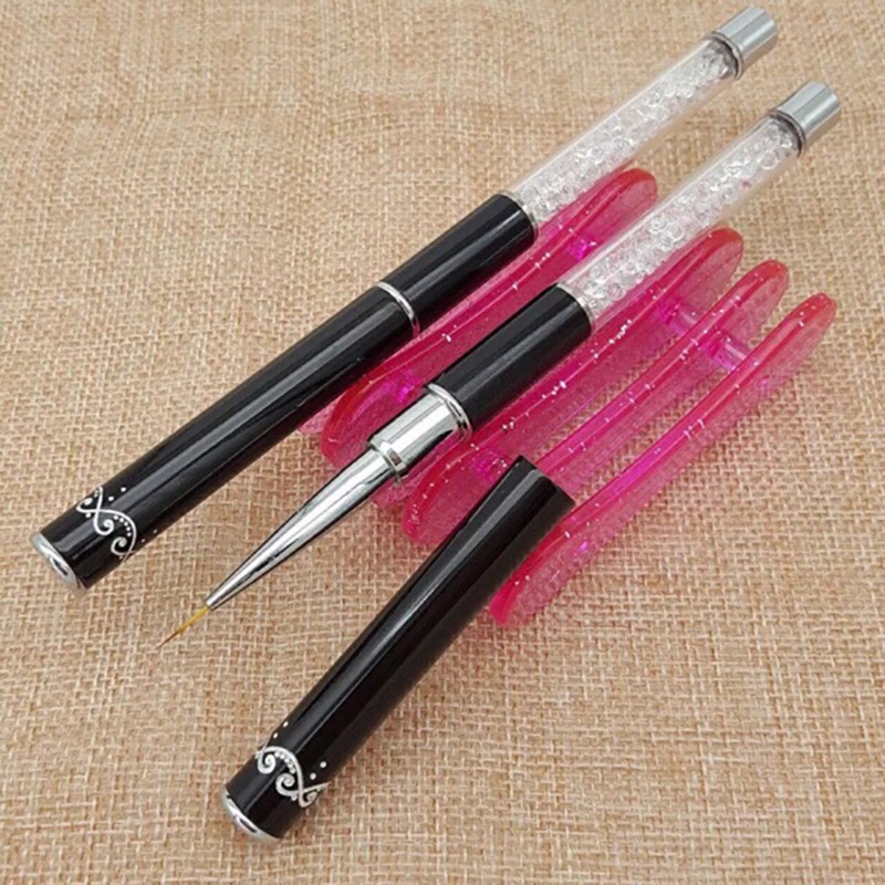 Cọ nét nail vẽ móng cán đá cao cấp 3 size  tuỳ chọn