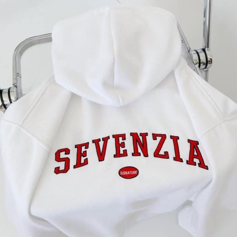 Áo Khoác Nỉ Hoodie Mũ Dáng Rộng Nam Nữ Hình Cún Sevenzia Unisex Tay Bồng Dáng Rộng