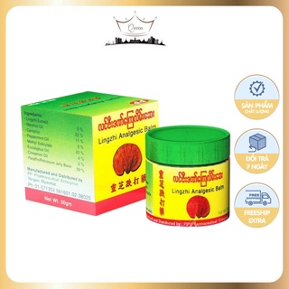 Dầu Cù Là Linh Chi Đỏ Myanmar Dầu Xoa Bóp Thảo Dược Chính Hãng Queen Myanmar