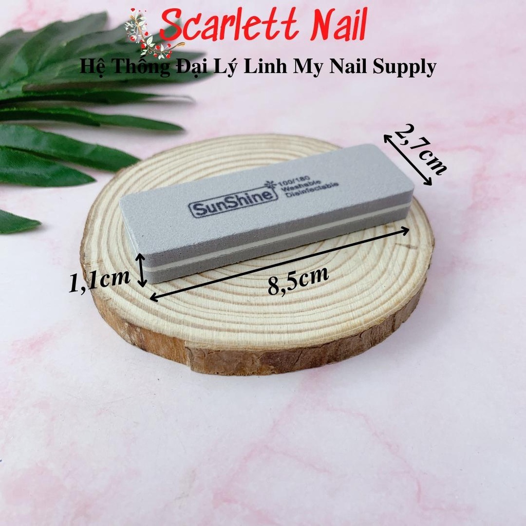 Phao Mài Móng Đánh Bóng Móng Sunshine Nhiều Màu Loại Nhỏ