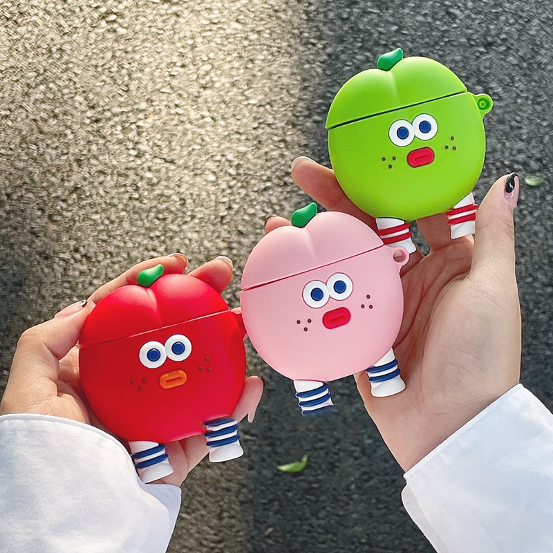 Vỏ Bảo Vệ Hộp Sạc Tai Nghe Airpods 3 Pro 2 3 Họa Tiết Trái Cây Dễ Thương Chất Lượng Cao 2021 Ốp