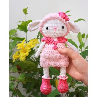 Thú bông móc len: Cừu Lily