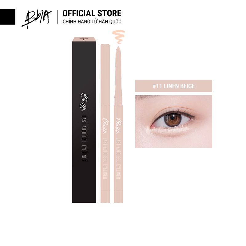 Kẻ Mắt Dạng Gel Bbia Last Auto Gel Eyeliner Version 3 (3 màu) 0.3g Bbia Official Store