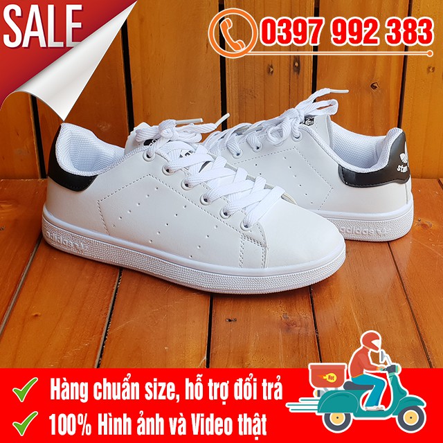 [TRỢ GIÁ SHIP] Giày Thể Thao Stan Smith Gót Đen