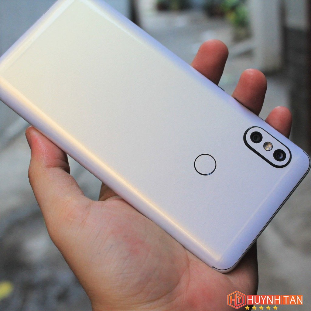 Miếng dán Skin Xiaomi Redmi Note 5/ Note 5 Pro TRẮNG NGỌC TRAI CHUYỂN SẮC full lưng viền (Mua 1 tặng 1)