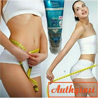 Kem giảm béo chống tích tụ mỡ Eveline Slim Extreme 4D xanh 250ml