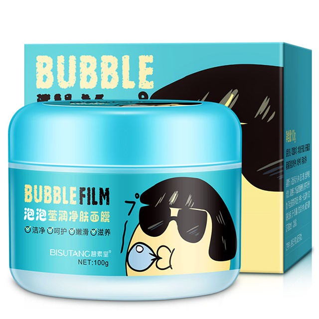 Mặt Nạ Thải Độc Sủi Bọt Bisutang Bubblefilm 100g