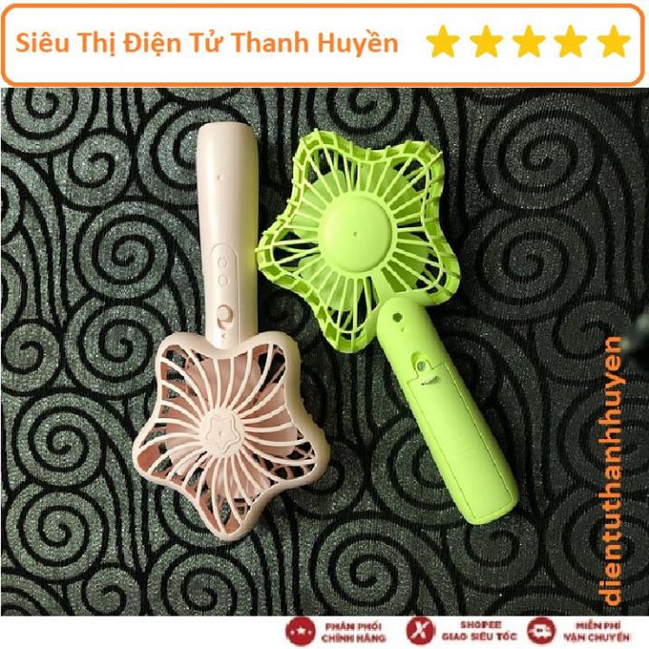 Mua ngay Quạt Tích Điện Hình Ngôi Sao Có Đèn Led - Quạt Quay Tik Tok Cực Đáng Yêu [Freeship 10k]