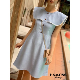 [HÌNH THẬT] ĐẦM CỔ THUỶ THỦ VIỀN REN.