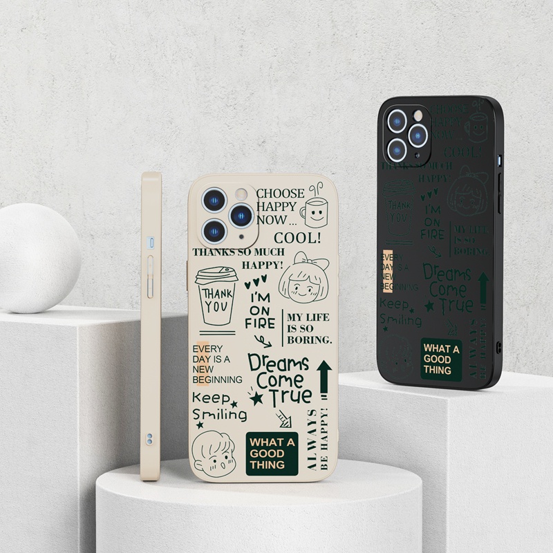 Ốp lưng iphone Ốp điện thoại SUNTAIHO silicon mềm hình cậu bé cô bé xấu hổ cho iPhone 13 12 11 Pro Max X XR Xs Max 7 8+ 12mini 13mini