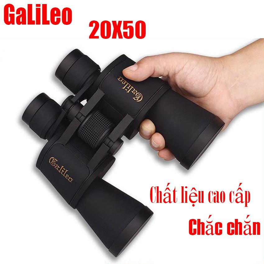 Ống Nhòm Galileo Chuyên Dụng Cao Cấp 20x50, Phóng Đại 20x, Tầm Nhìn Xa 5000m, Phù Hợp Du lịch, Dã Ngoại, Đi Săn