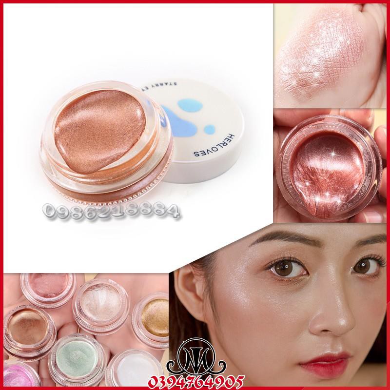 Gel nhũ chảy siêu bắt sáng CVZ HerLoves Starry Eyeshadow Moon Galaxy MO23