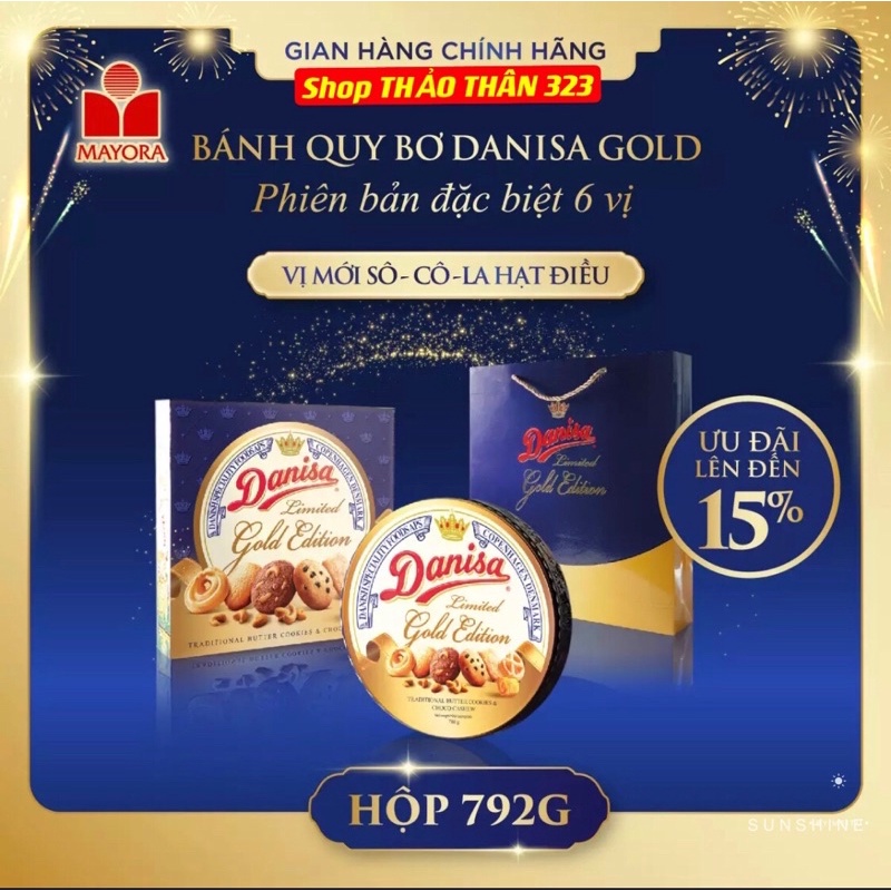 (DateT4/2023)-Bánh Quy Bơ Danisa 454g, 681g, 908g