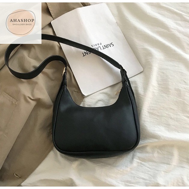 [SẴN HÀNG - BAO CHẤT] Túi đeo chéo da trơn quai bản to style ullzang Hàn quốc A017