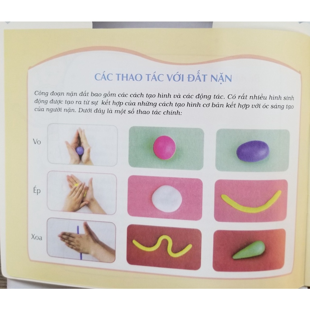 Sách- Combo Cùng Bé Chơi Đất Nặn- Bé Nặn Hoa Quả- Bé Nặn Con Vật