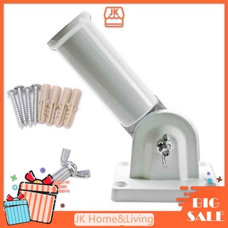 Giá đỡ treo cờ bằng nhôm xoay 180 độ