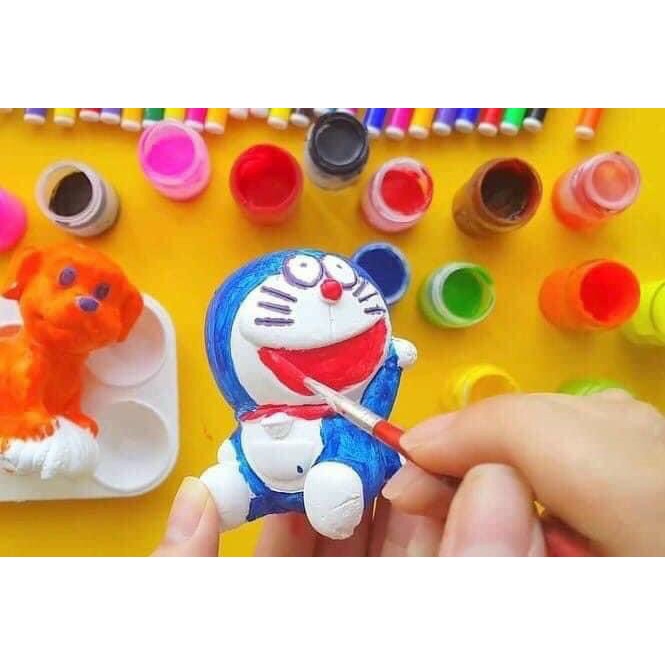 Bộ Tô Tượng 10 Tượng , Kèm Màu + Bút ,Bát Tràng