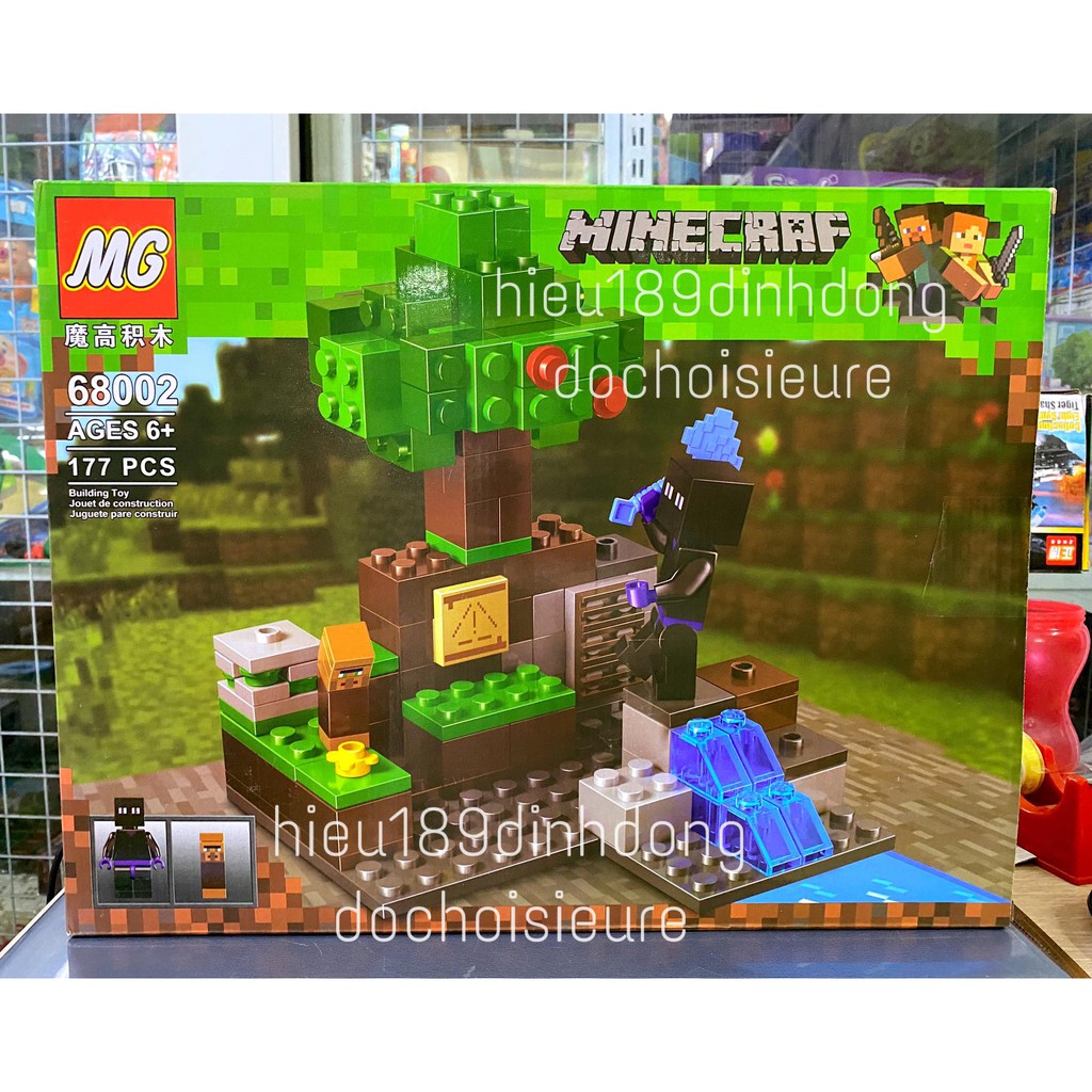 Lắp ráp xếp hình Minecraft My World cây lớn 68002