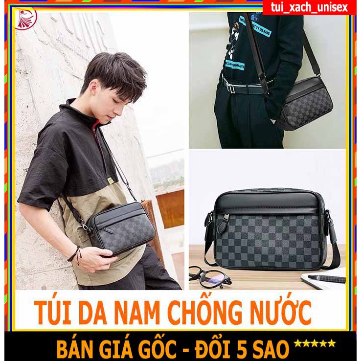 ❤️ LOẠI 1 ❤️ Túi Đeo Chéo Nam da chống nước chống trầy cao cấp (Có sẵn)