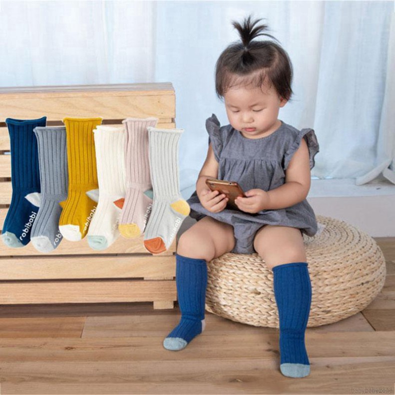 YDGD Tất dài đến đầu gối chất liệu Cotton thoáng mát cho bé 25 R219