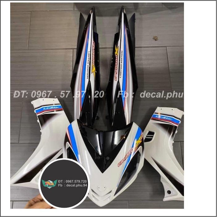 Tem Exciter 2006 Trắng đen 1 (B)