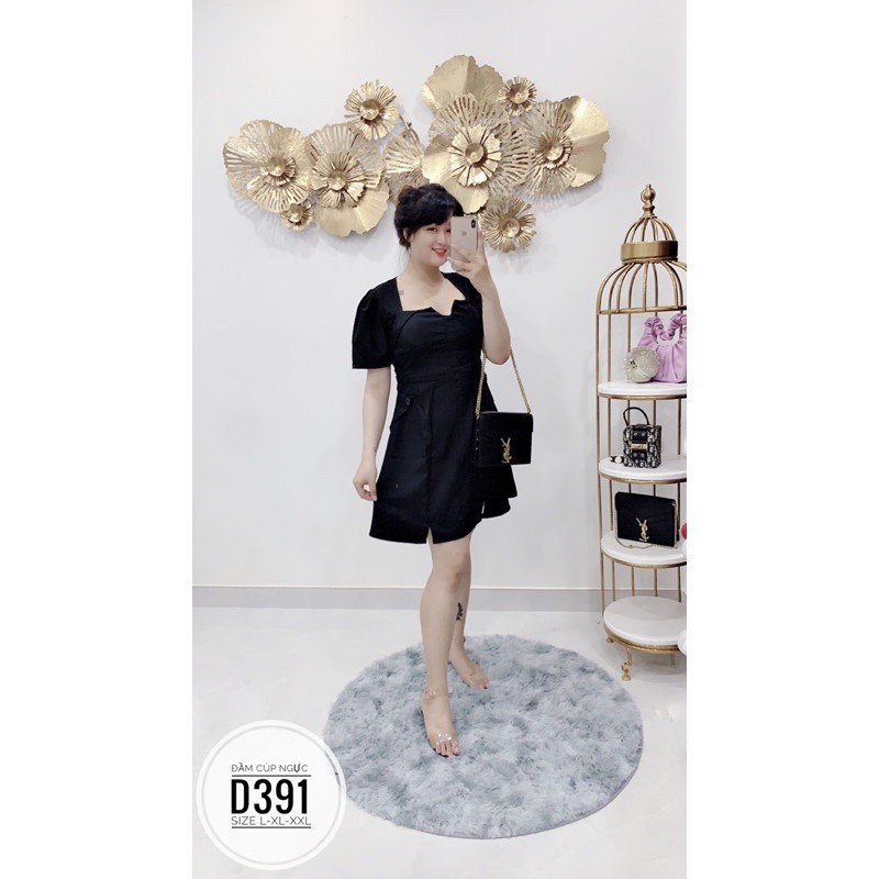 Bigsize Đầm cúp ngực D391