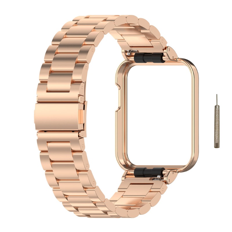 Dây Đeo Thay Thế Chất Liệu Thép Không Gỉ Thời Trang Cho Redmi Watch1/Mi Watch Lite 1