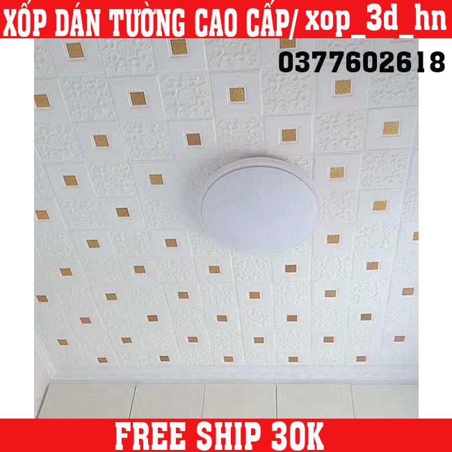 MIẾNG XỐP DÁN TƯỜNG LOẠI NHŨ 3D CÁCH ÂM CÁCH NHIỆT 70CM * 77CM | BigBuy360 - bigbuy360.vn