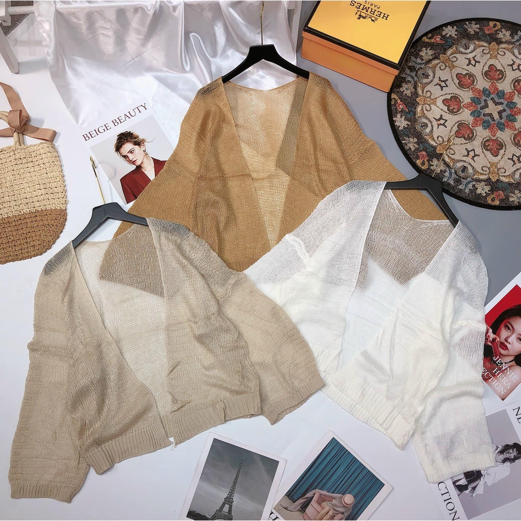 Áo khoác ngoài siêu mỏng 3 màu ( kèm ảnh thật, video )