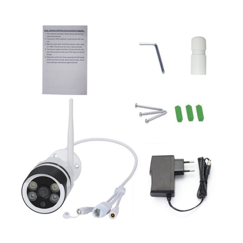 Camera IP Wifi Trong nhà Ngoài trời Yoosee BD-JS624RP / BO-666RP FullHD 1080P 1 Râu 2 LED trợ sáng đàm thoại 2 chiều