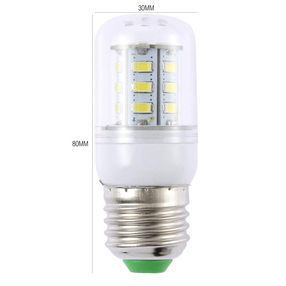 Bóng đèn LED E27 SMD 5730 siêu sáng 220V-240V màu trắng hình trái bắp