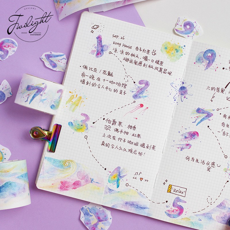 Băng dính washi tape WST124