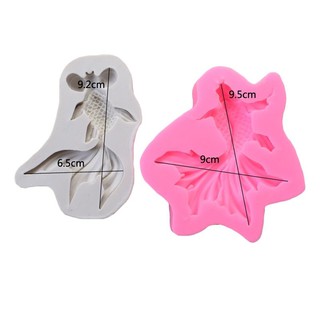 Khuôn rau câu 4D silicon Cá vàng