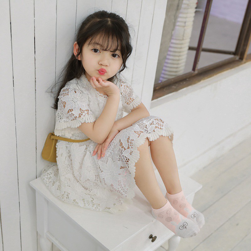 Set 5 đôi tất Cotton hoạ tiết hoạt hình đáng yêu cho bé