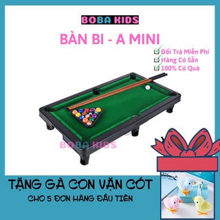 CCCC Bàn Bi A Mini Đồ Chơi Cho Bé - Kích thước bàn bida 10*24*45cm - Có Kèm Cúp Vàng hhh
