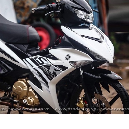 Tem Chế Rời Exciter 150 Y15ZR Trắng Tinh Khôi