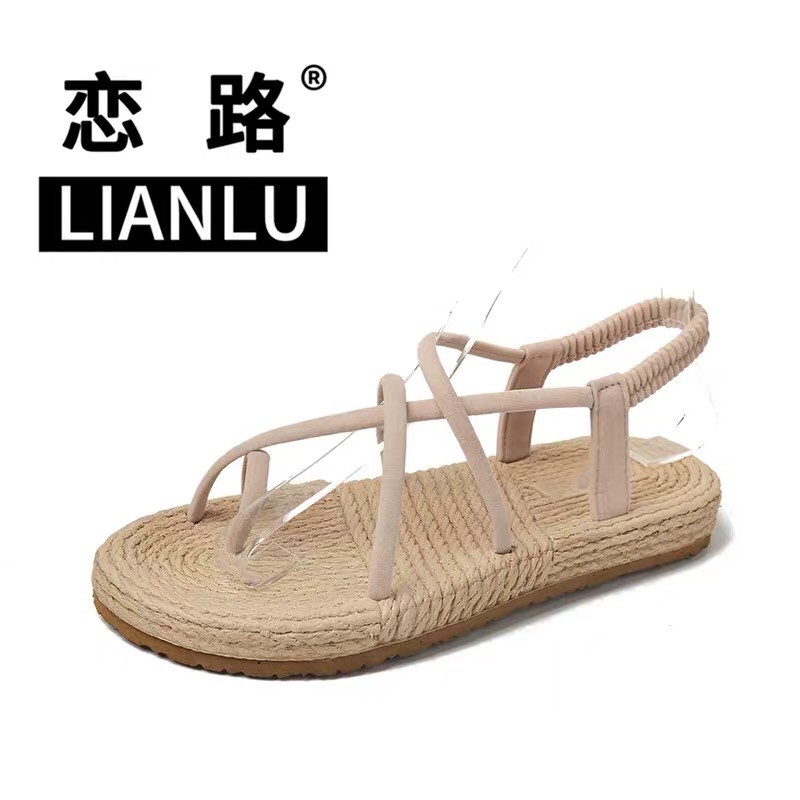 Sandal đế cói xỏ ngón