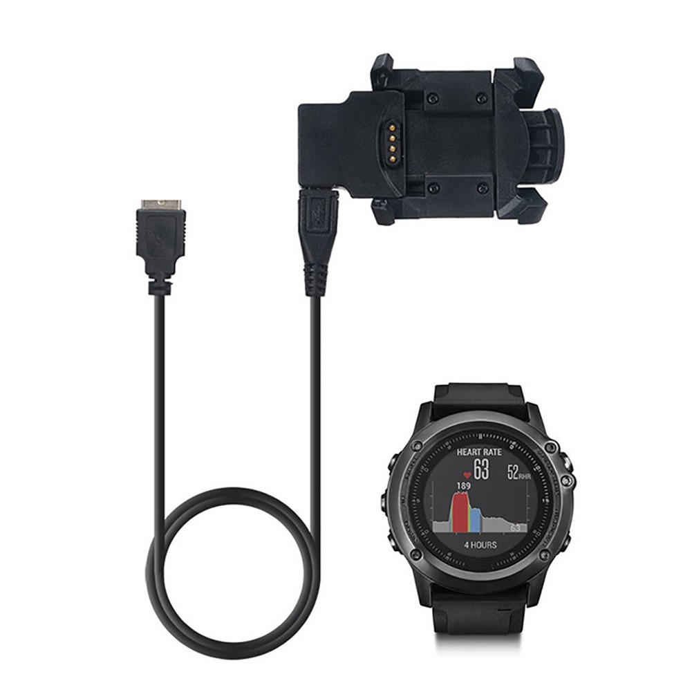 Đế sạc kết nối USB dài 1m cho đồng hồ thông minh Garmin Fenix 3 HR