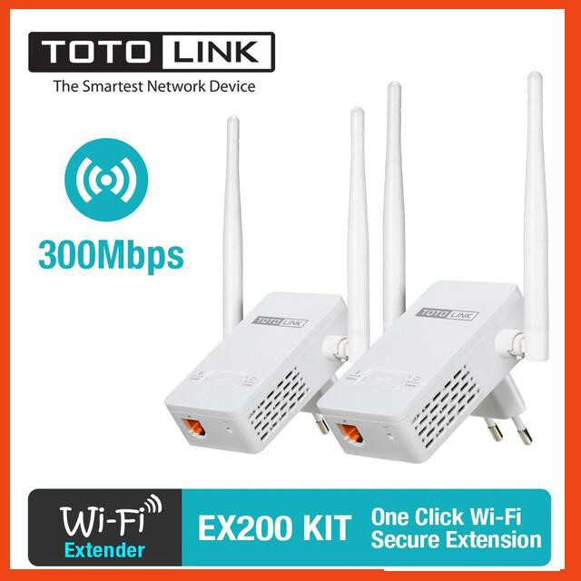 Thiết bị Kích sóng WiFi Repeater TOTOLINK EX200 - hàng mới , chính hãng 100%