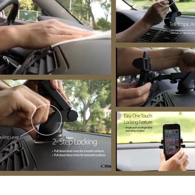 Giá Đỡ Điện Thoại Đế Hít Chân Không, Xoay Nhiều Hướng - Auto Bảo Lộc