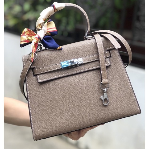 🌸 [Tặng khăn] Túi hm size 25 túi hermès size 20 thết kế ổ khoá mạ bạc siêu thời trang