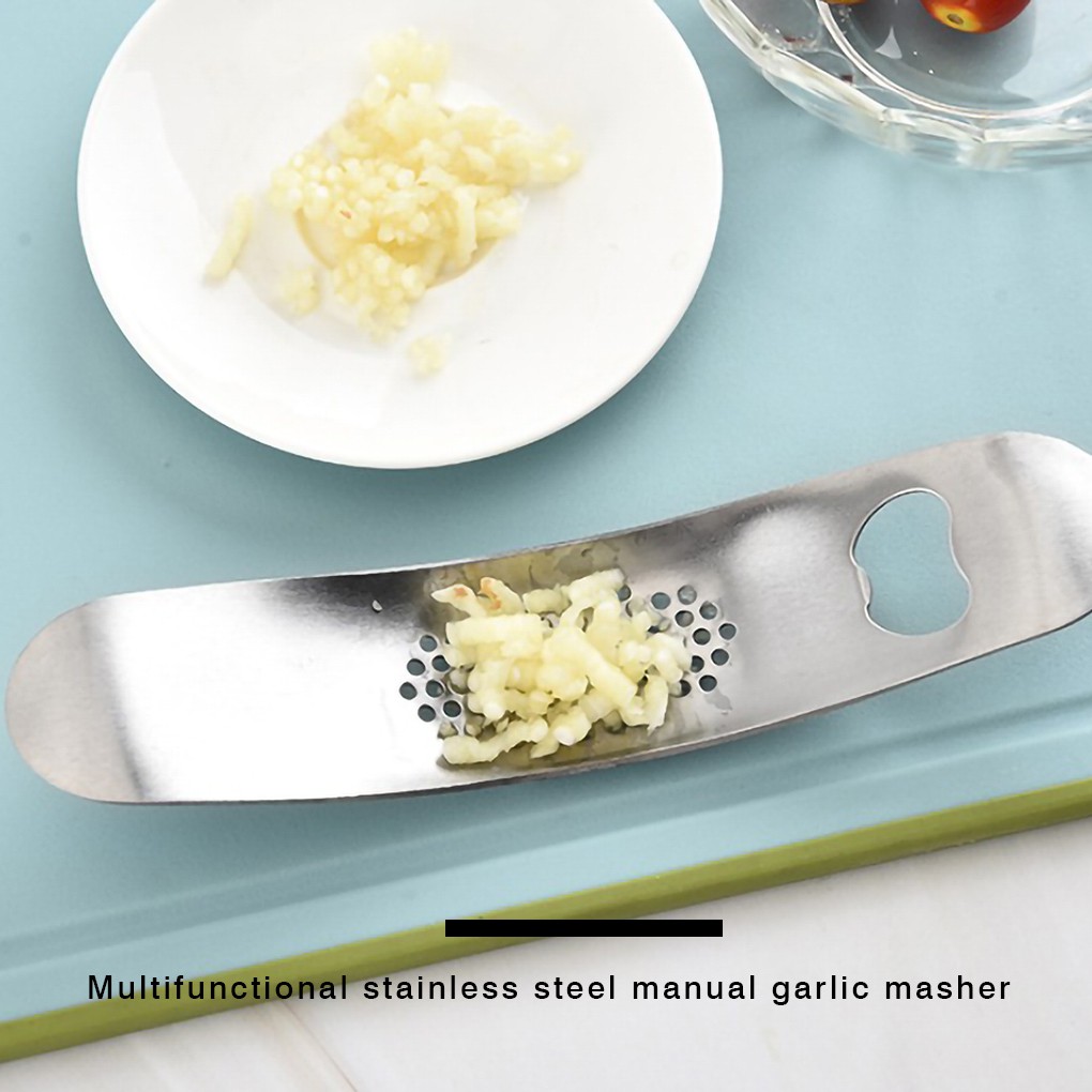 Set 3 Dụng Cụ Nghiền Tỏi Bằng Thép Không Gỉ Tiện Lợi