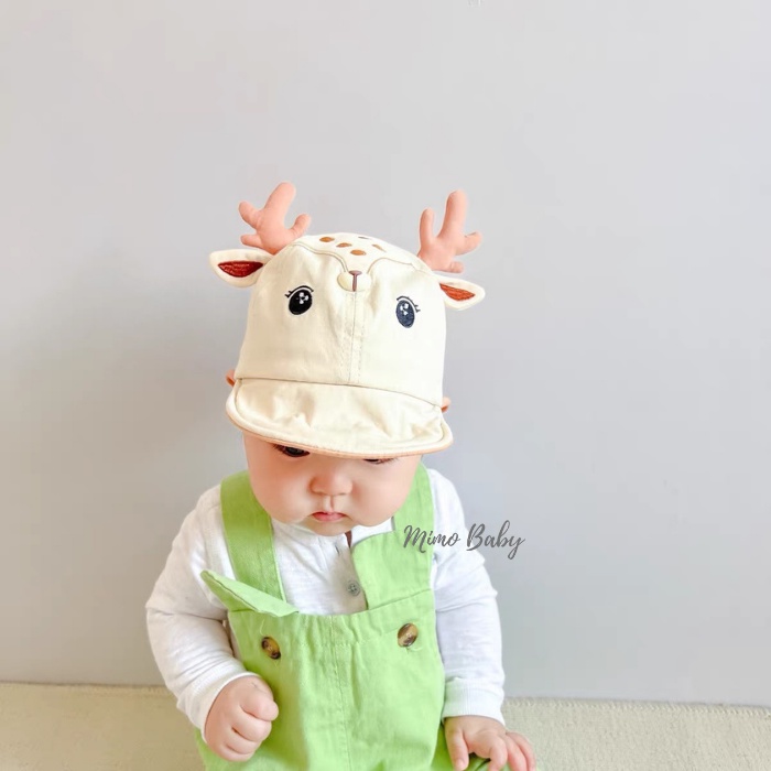 Mũ nón lưỡi trai hình chú nai dễ thương cho bé MH119 Mimo Baby