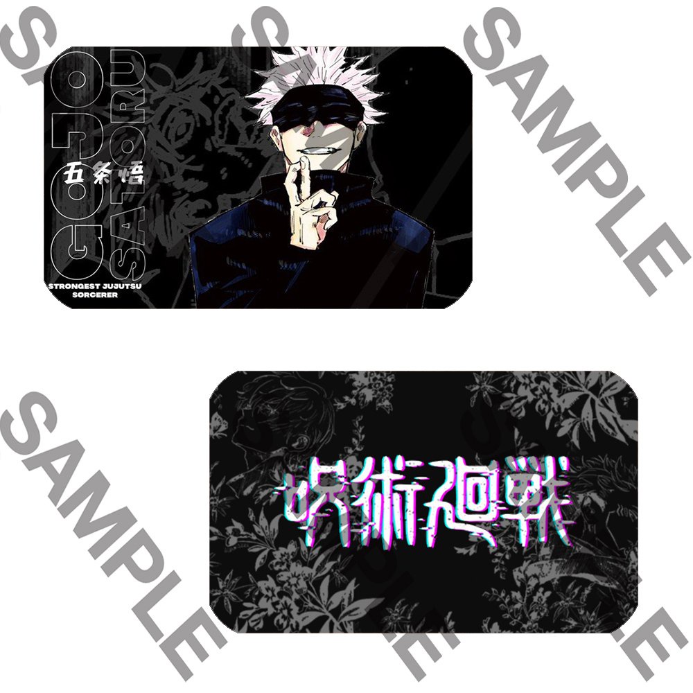 Ảnh card bo góc in hình JUJUTSU KAISEN Chú Thuật Hồi Chiến thẻ bo viền 5*8cm anime chibi sưu tầm dễ thương