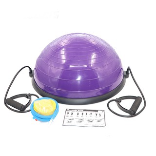 Bóng tập cân bằng bosu tập thể dục, yoga tại nhà cao cấp