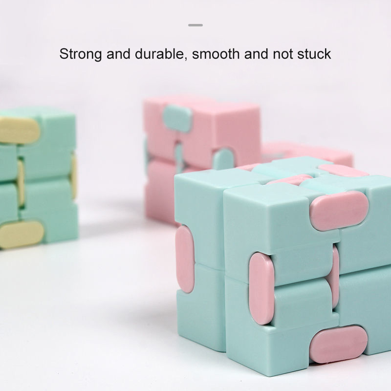 Children Adult Decompression Toy Infinity Magic Cube Square Puzzle Toys Relieve Stress Funny Hand Game Four Corner Maze